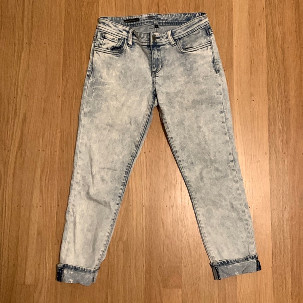 Kut from Kloth cropped faded jeans